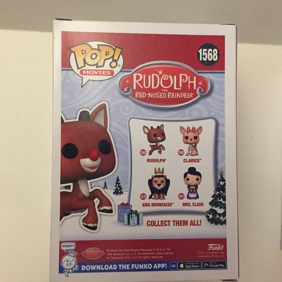 NEW Rudolph the Red Nose Reindeer 60th Anniversary Rudolph & Clarice Funko Pop - Picture 5 of 14